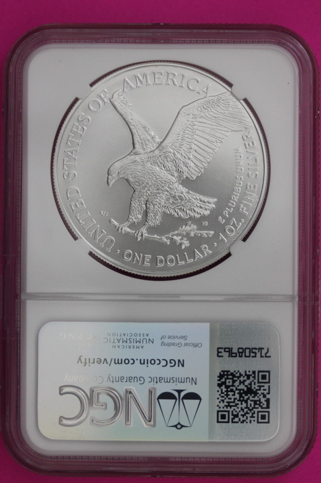 2024 (P) Star Privy Silver Eagle Coin 1 OZ .999 NGC Certified Graded Slab 522