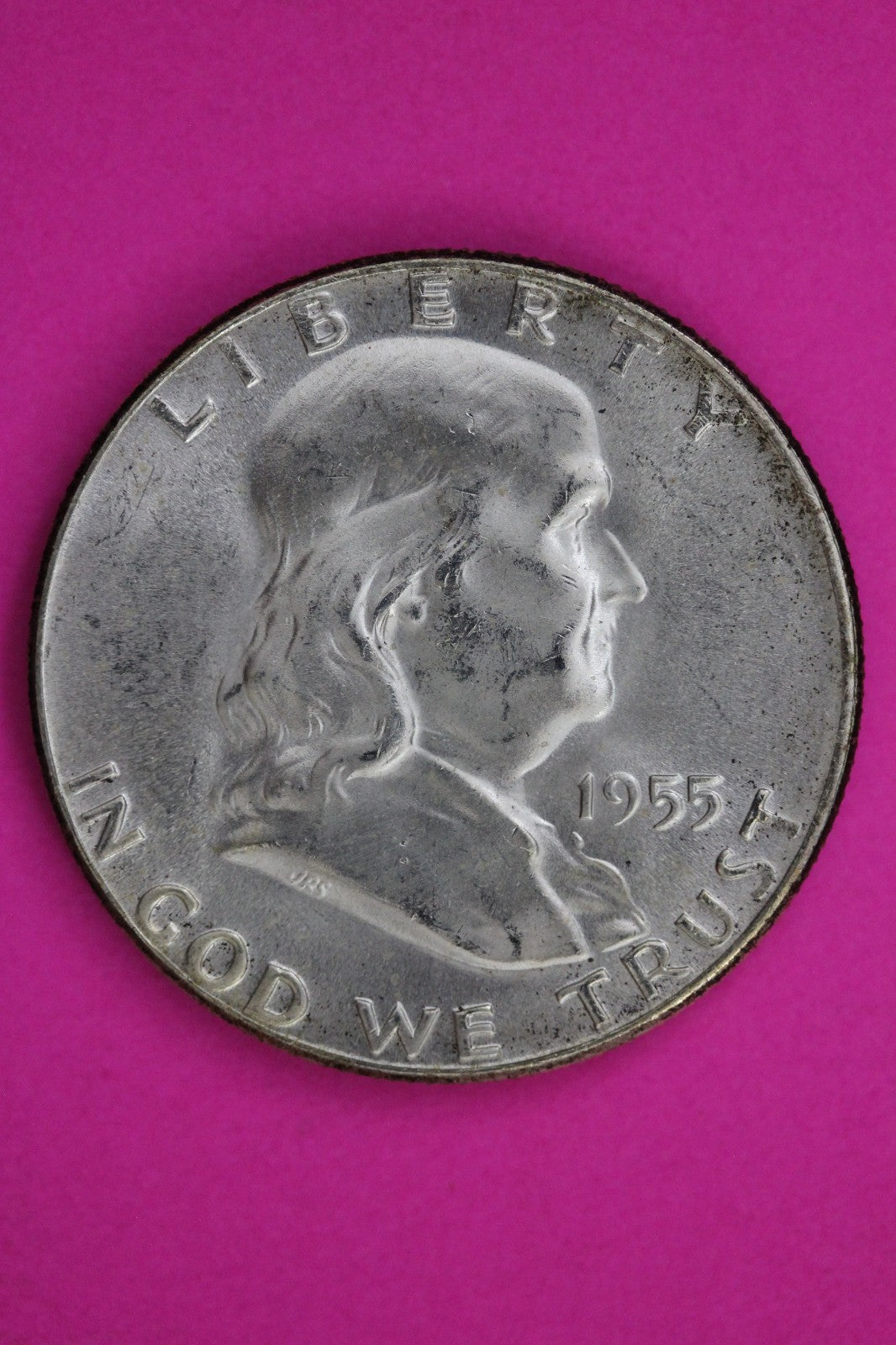 1955 P Bugs Bunny Ben Franklin Half Dollar Silver Coin Guaranteed Authentic 1796