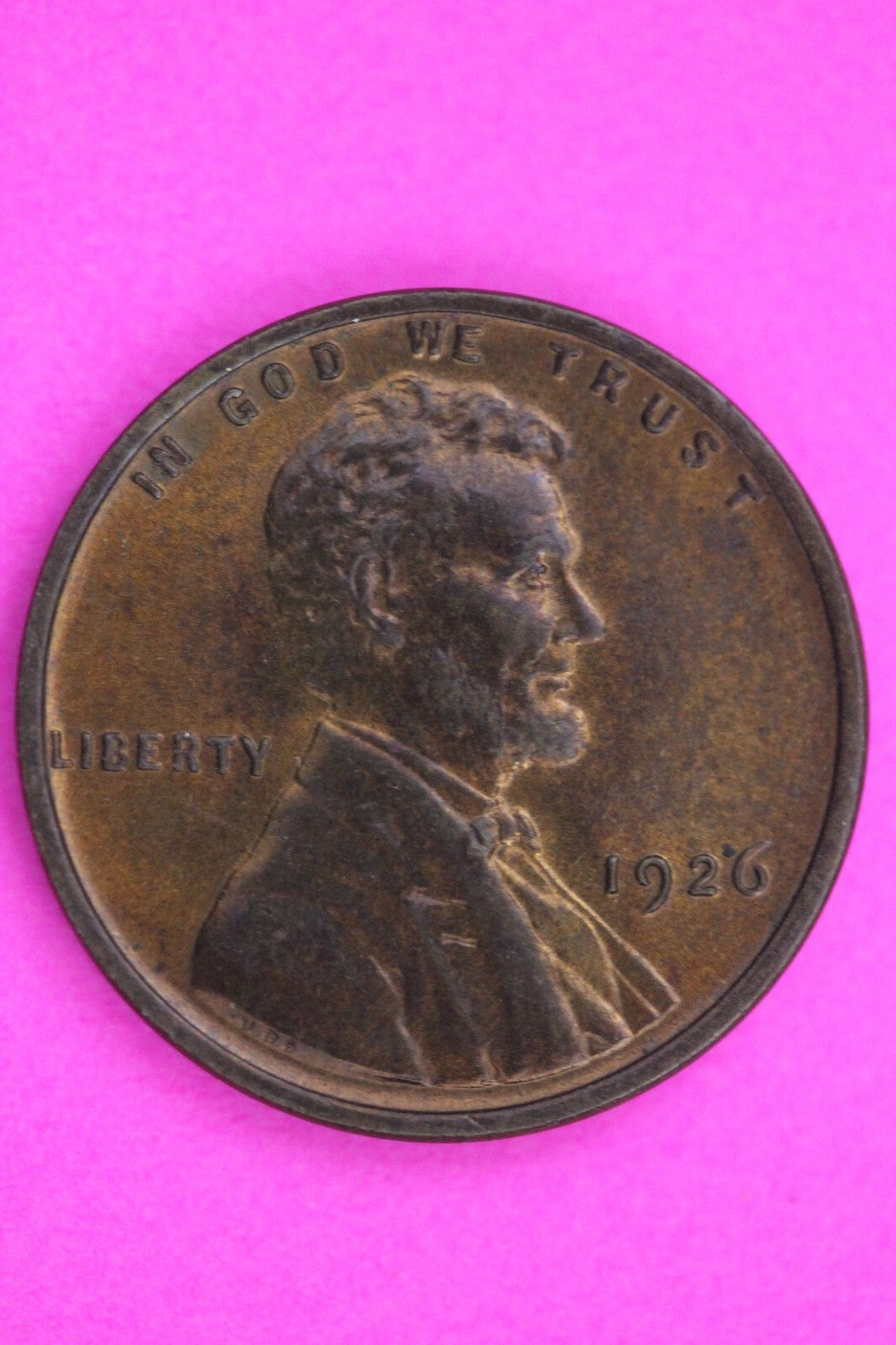 High Grade 1926 P  Abraham  Lincoln Wheat Cent Guaranteed Authentic Coin 1073