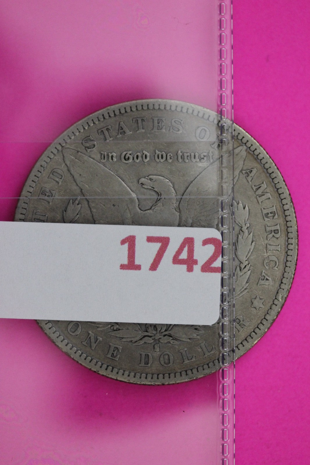 1892 S Morgan Lady Liberty Silver Dollar Guaranteed Authentic & Genuine 1742