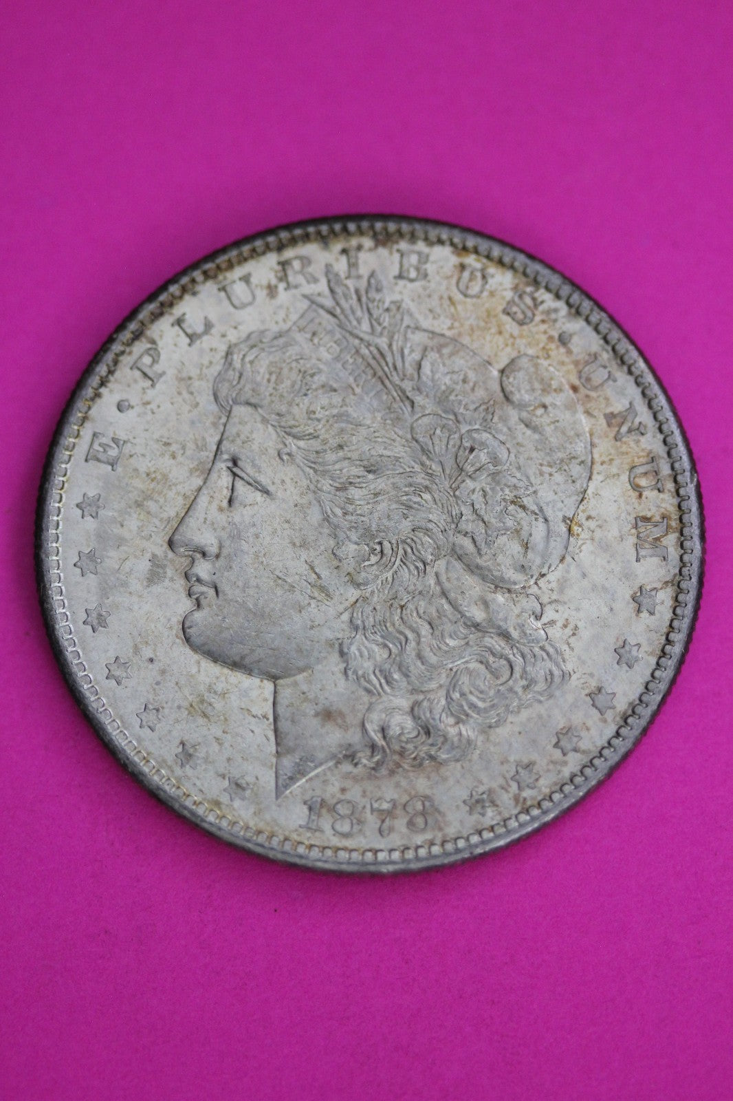 High Grade 1878 S Morgan Liberty Silver Dollar Guaranteed Authentic Coin 1828