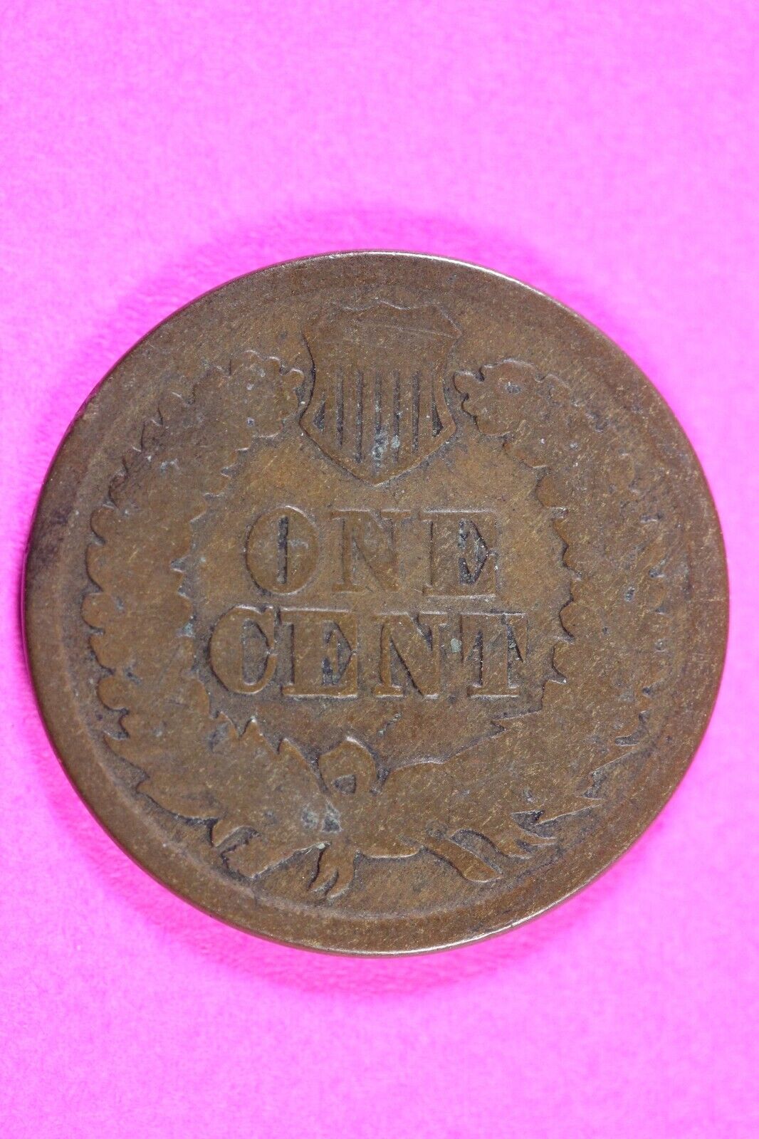 1864 Bronze Indian Head Cent Penny Rare Early Type Coin Exact Coin Pictured 235