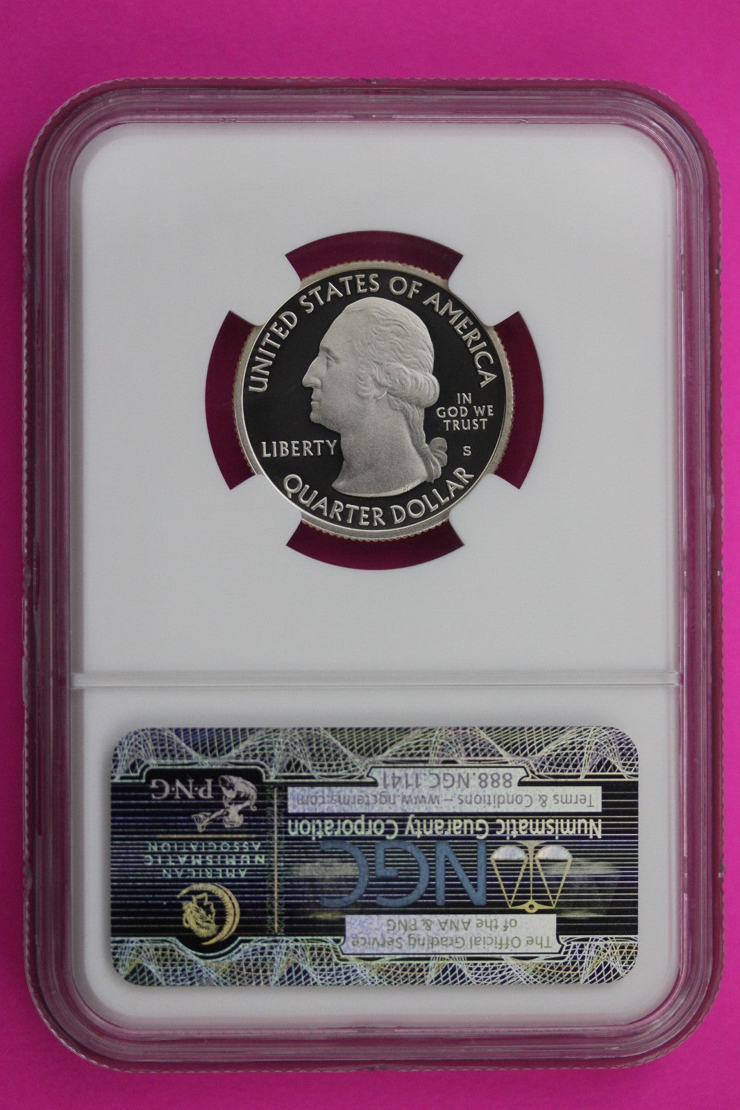 2010 S PF 70 Clad Quarter Mount Hood Park ATB NGC Graded Certified Slab 478