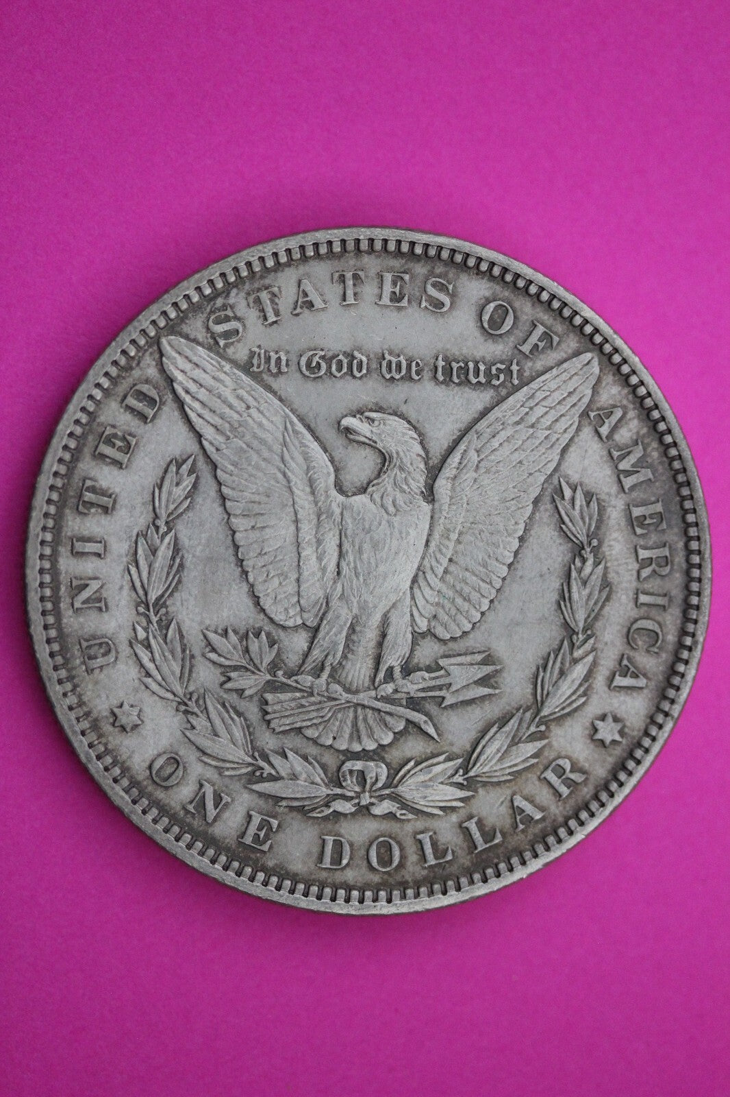 1896 P Morgan Lady Liberty Rare Date Silver Dollar Guaranteed Authentic 0194N