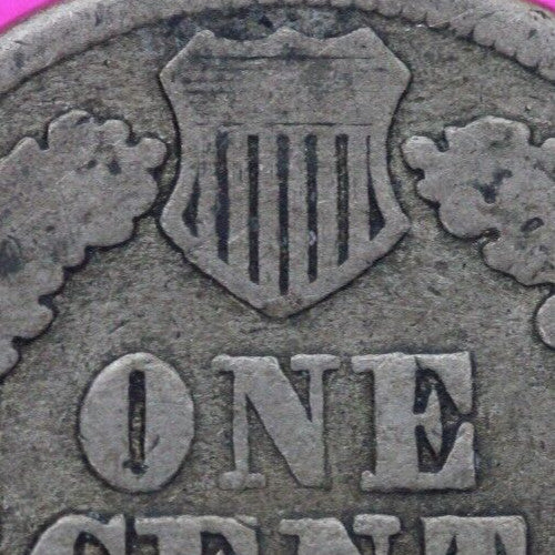 1863 Copper Nickel Indian Head Cent Penny Exact Early Type Coin Pictured 210