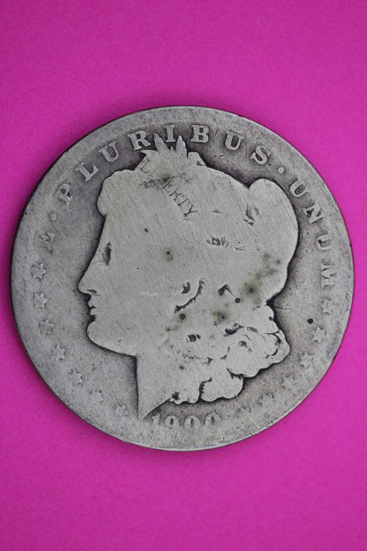 1900 O/CC Morgan Lady Liberty Silver Dollar Authentic Rare Semi Key Date 0155N