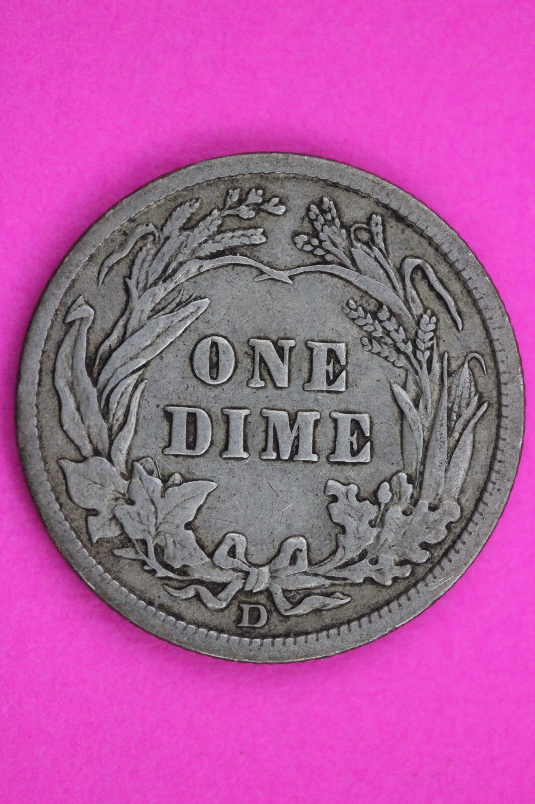 High Grade 1914 D Barber Liberty Dime Semi Key Date Silver Coin Philadelphia 17