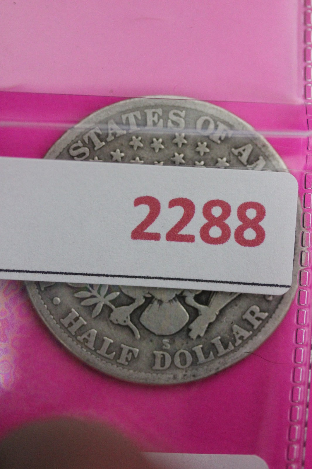 1914 S Barber Liberty Silver Half Dollar Guaranteed Authentic Genuine Coin 2288