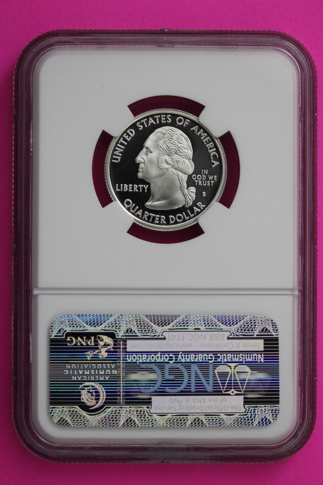 2003 S PF 70 Arkansas Silver State Quarter NGC Certified Authentic Slab 432