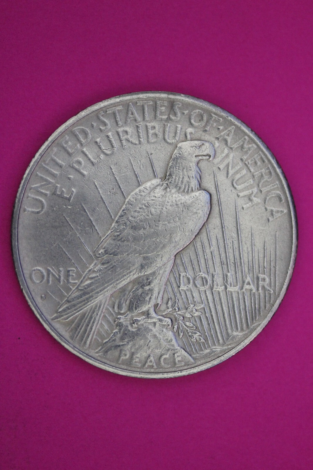 1935 S Liberty Peace Silver Dollar Scarce Semi Key Date San Francisco Coin 28