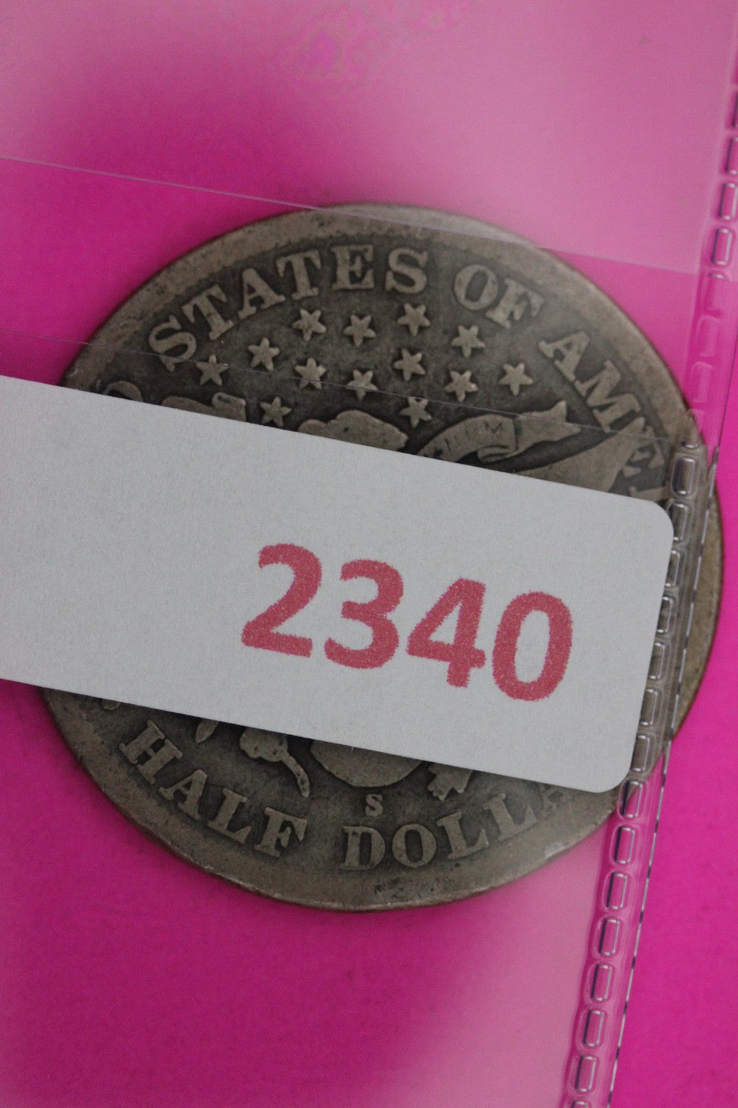 1899 S Barber Liberty Silver Half Dollar Guaranteed Authentic Genuine Coin 2340