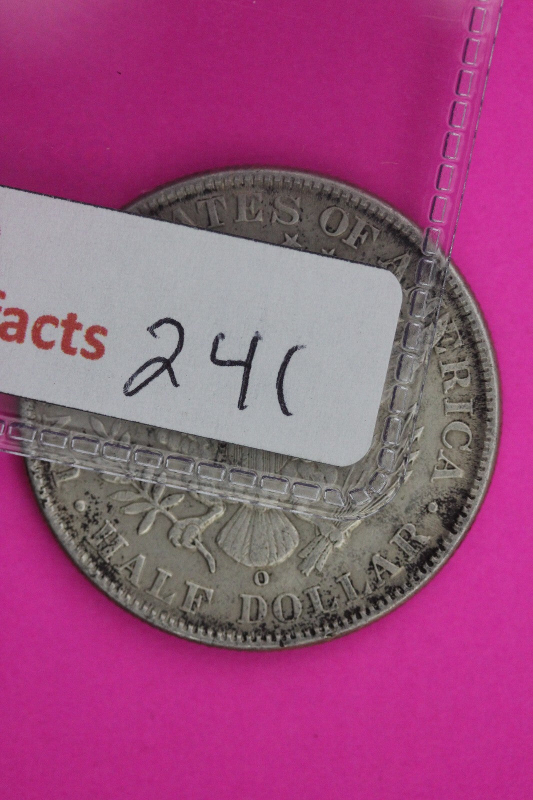 1907 O Barber Liberty Half Dollar Scarce Semi Key Date Coin New Orleans Mint 241