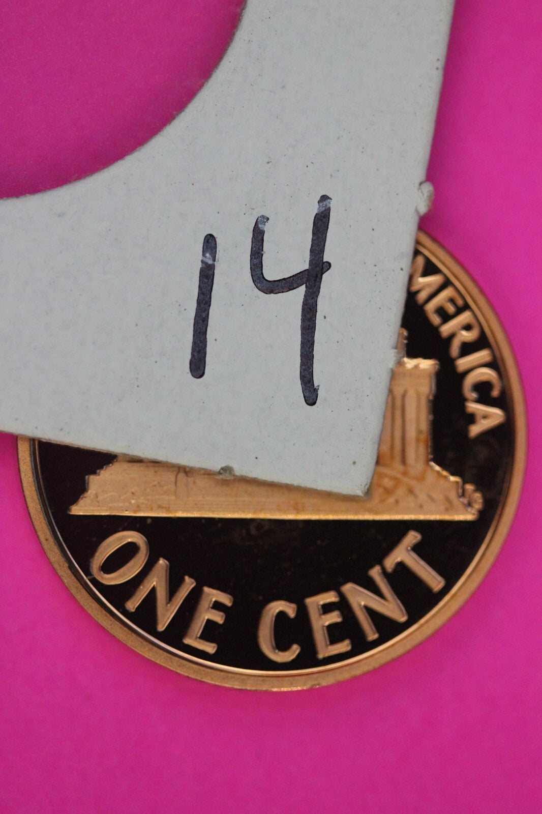 Gem Proof 2007 S Ultra Deep Cameo Lincoln Memorial Cent Same Coin In Pics TOM14