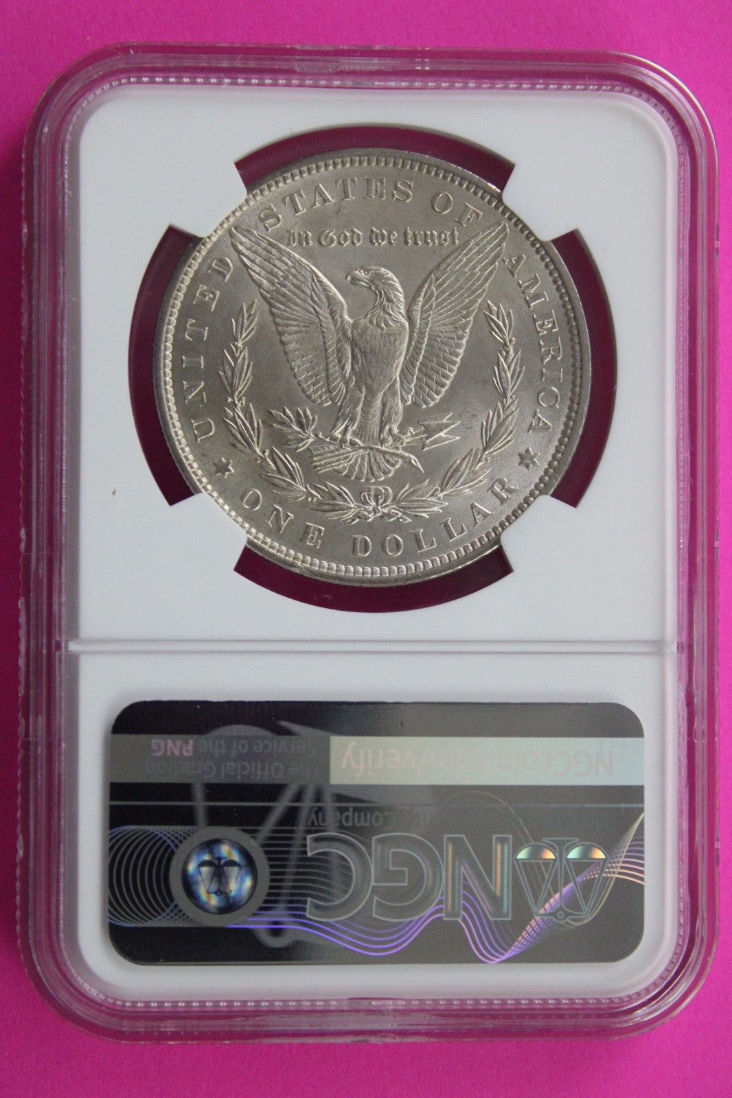 1889 P MS 63 Liberty Morgan Silver Dollar NGC Certified Graded Authentic 823