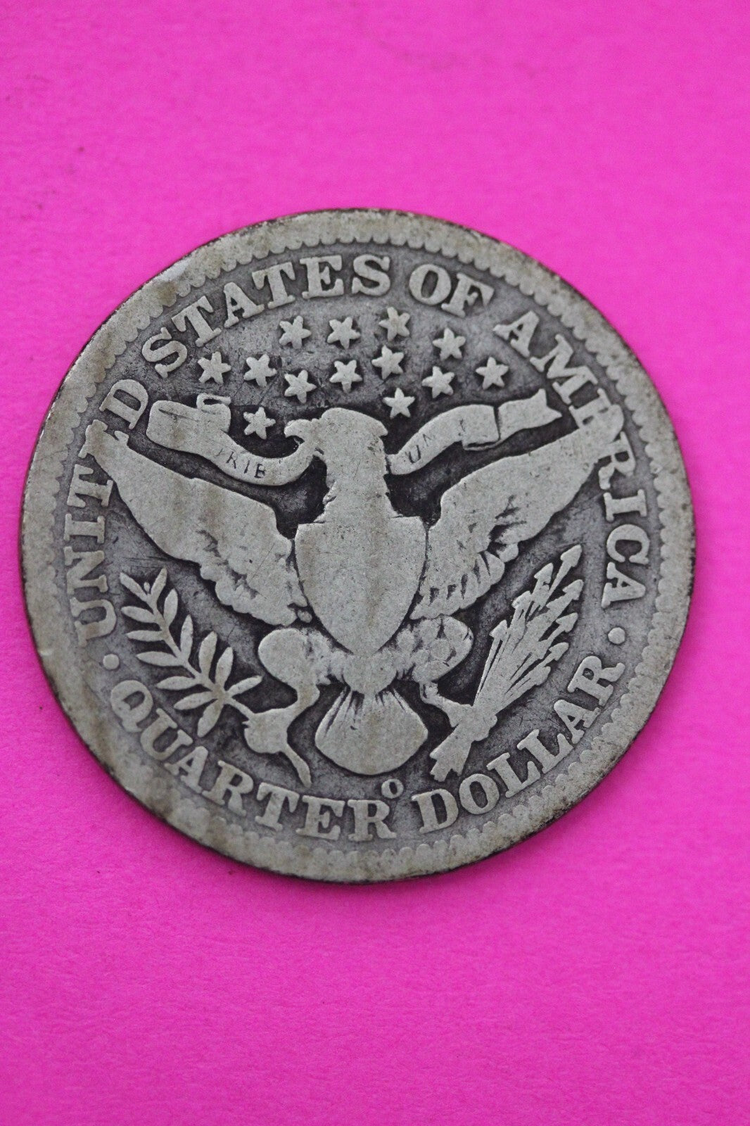 1904 O Barber Liberty Silver Quarter Scarce Semi Key Date New Orleans Mint 19