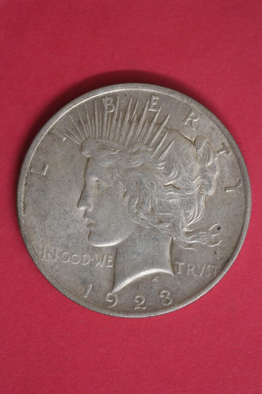 1923 P Vam 1F Liberty Peace Silver Dollar Chin Bar Exact Coin Shown OCE 5125
