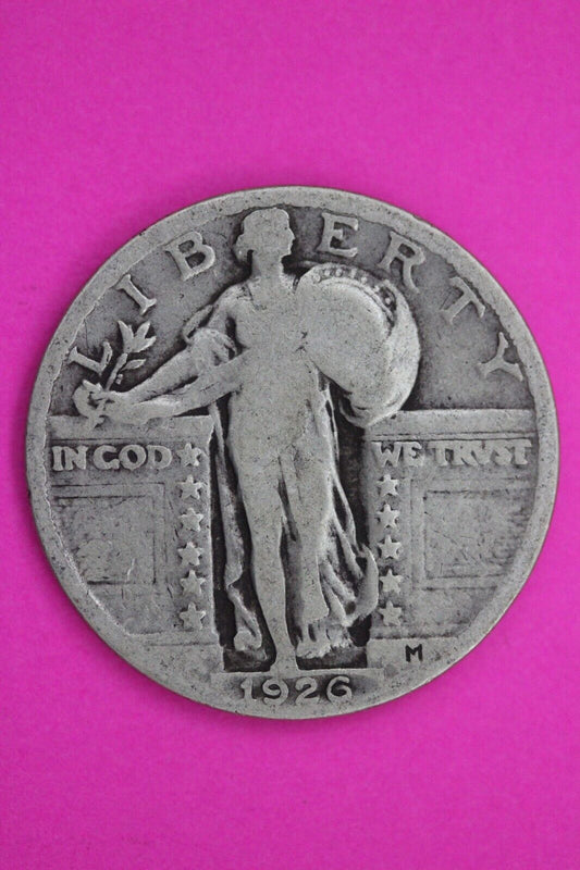Full Date 1926 P Standing Liberty Silver Quarter You Get The Coin In Pics TOM 52