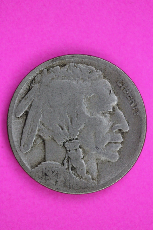 1921 S Buffalo Nickel Coin Guaranteed Authentic Genuine Coin Free Shipping 1524