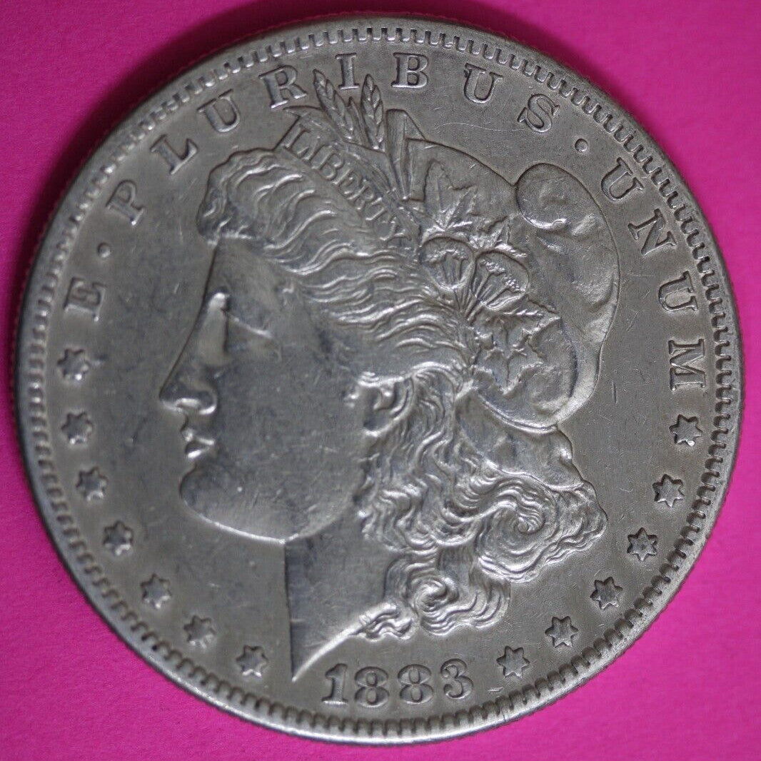1883 S Morgan Liberty Silver Dollar Semi Key Date Coin San Francisco Mint 141