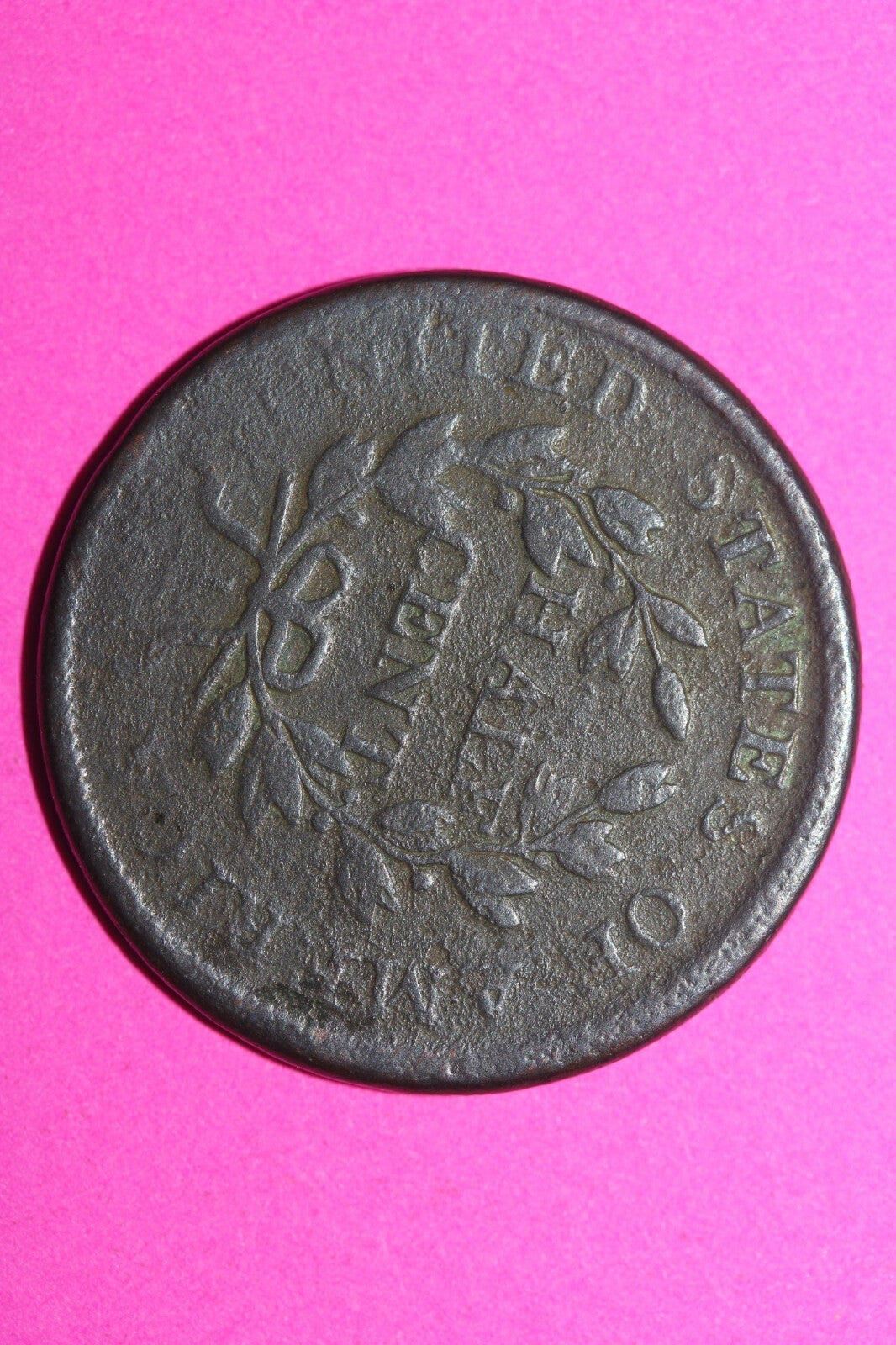 1806 Rotated Die Draped Bust Half Cent Large 6 With Stems Authentic Coin 1329