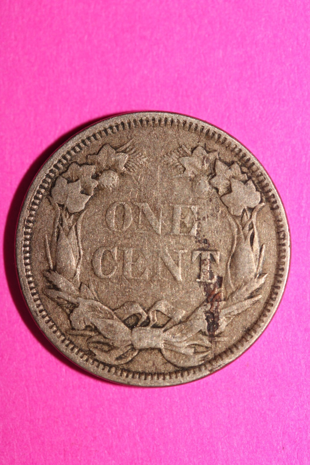 1858 Flying Eagle Cent Penny Exact Scarce Early Type Coin as Pictured 01