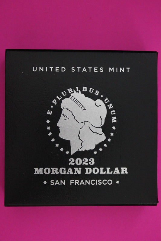 Gem Deep Cameo Proof 2023 S Morgan Silver Dollar .999 Mint Box COA 6033