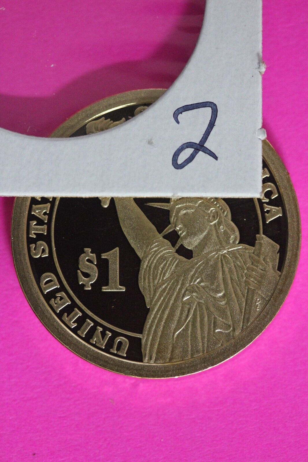 Proof 2012 S Grover Cleveland 1 Presidential Dollar DCAM Exact Coin Shown TOM 02