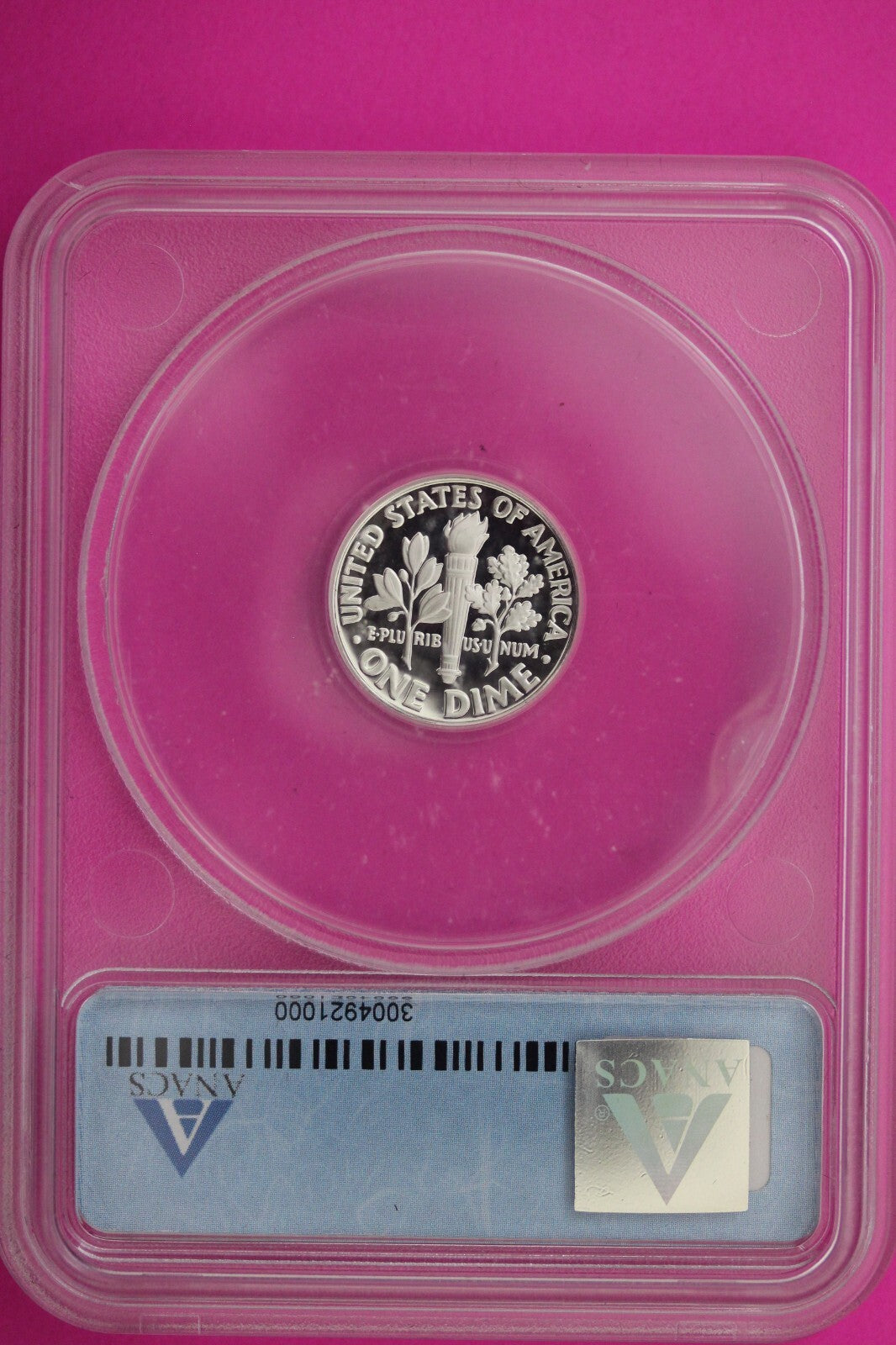 2005 S PR 70 Roosevelt Silver Dime Deep Cameo ANACS Certified Graded Slab 404