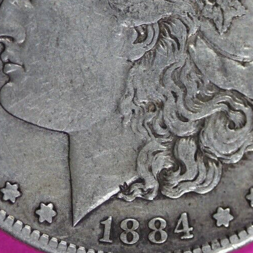 High Grade 1884 S Morgan Liberty Silver Dollar Rare Key Date San Francisco 119