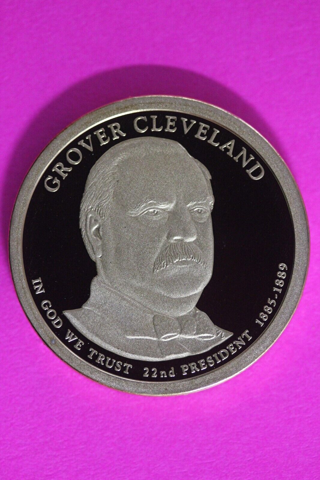 Proof 2012 S Grover Cleveland 1 Presidential Dollar DCAM Exact Coin Shown TOM 08
