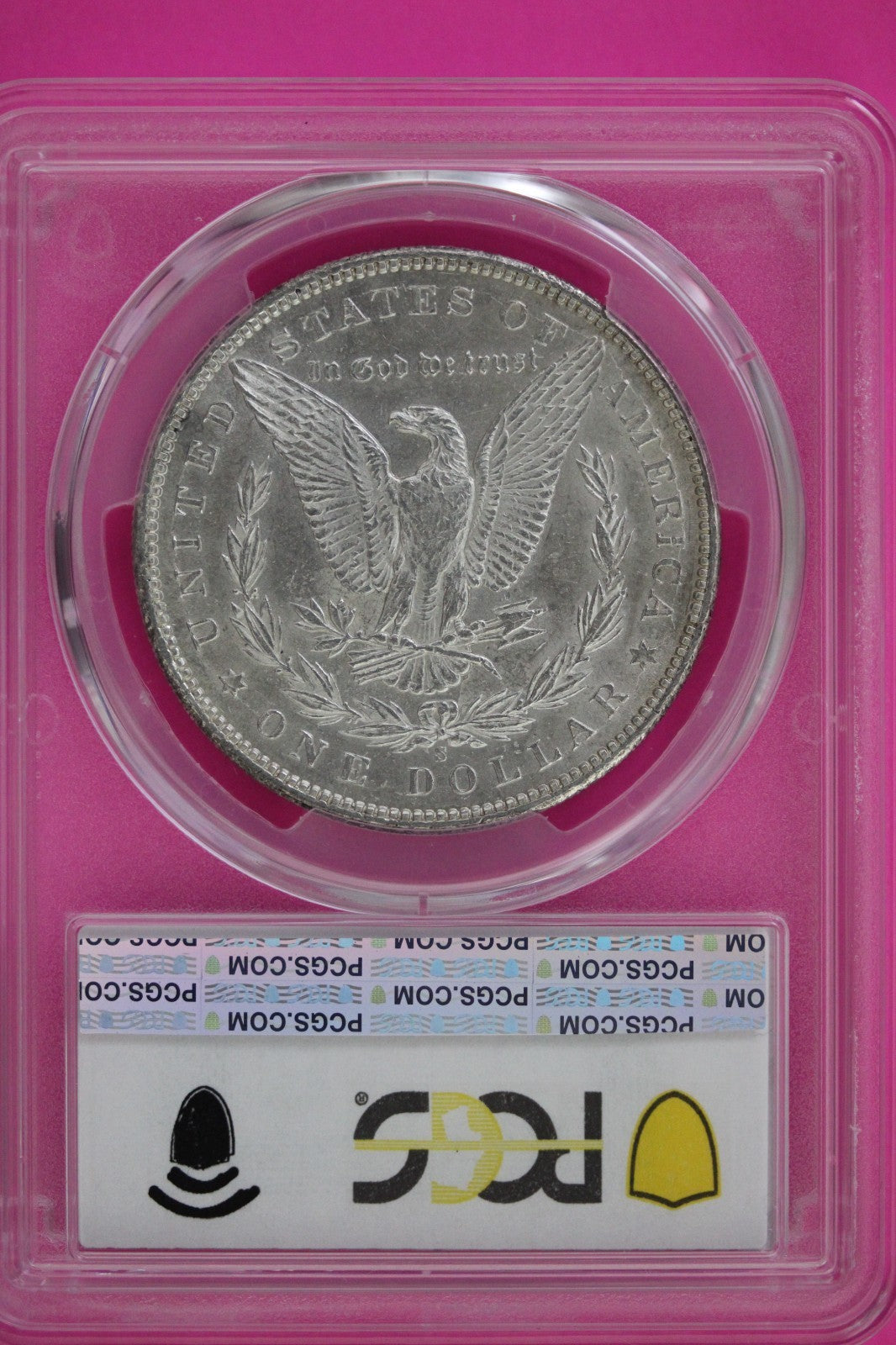 1900 S AU 55 Liberty Morgan Silver Dollar PCGS Graded Authentic Certified 87