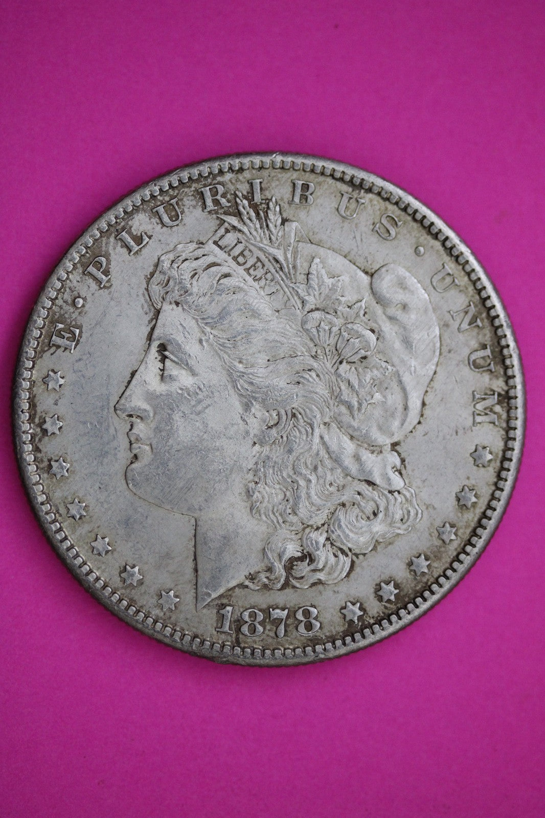 High Grade 1878 S Morgan Silver Dollar Coin Guaranteed Real American Seller 2515