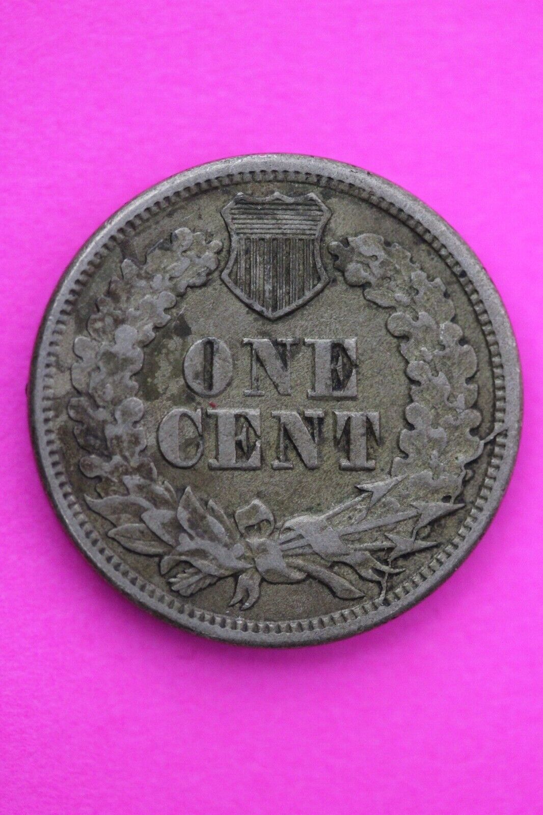 1864 Copper Nickel Indian Head Cent Penny Exact Early Type Coin Pictured 16