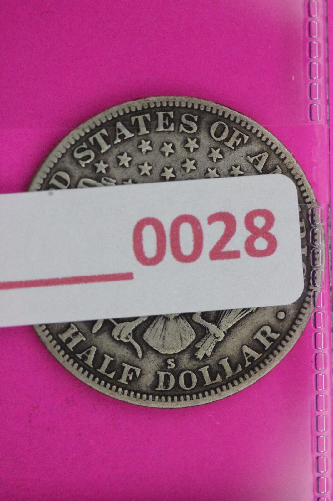 1915 S Barber Liberty Half Dollar Scarce Semi Key Date Silver Old Coin 0028