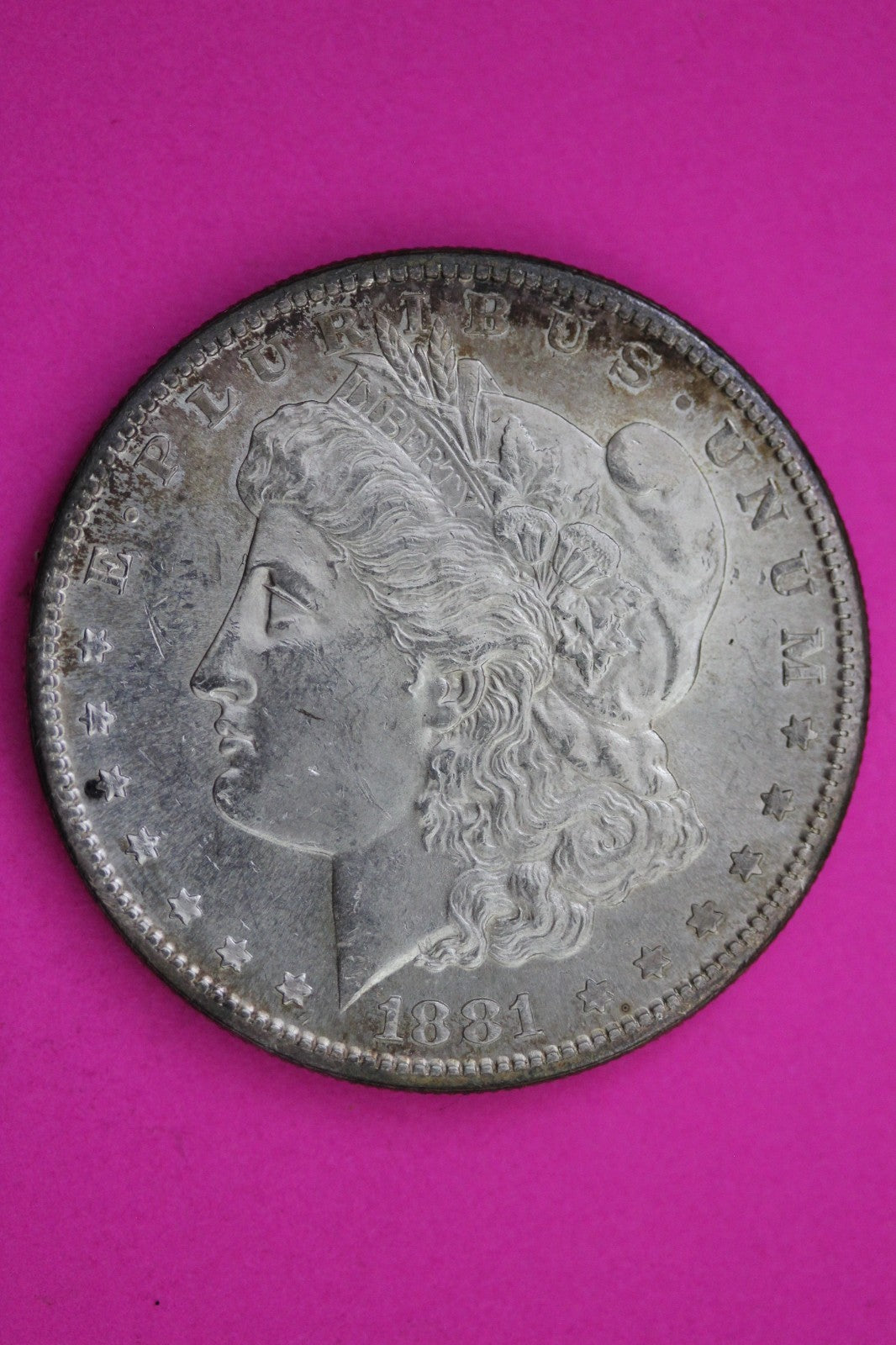 1881 S Morgan Silver Dollar Coin Guaranteed Authentic U.S.A American Seller 2214