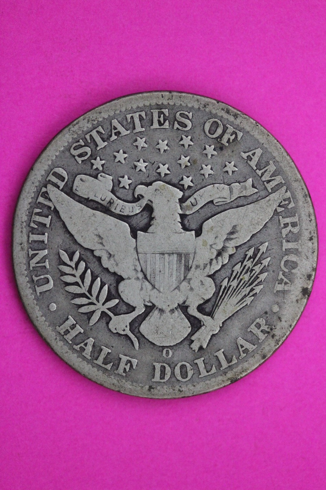 1898 O Barber Liberty Half Dollar Silver Coin Scarce Semi Key Date Genuine 0419N