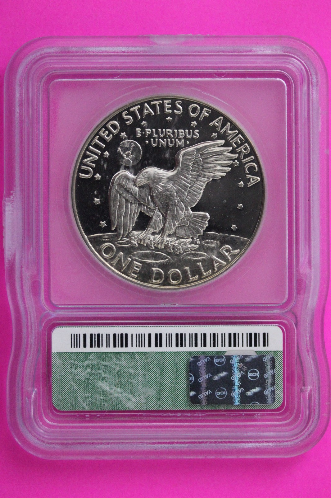 1973 S PR 70 Deep Cameo Clad Ike Eisenhower Dollar ICG Certified Graded 341