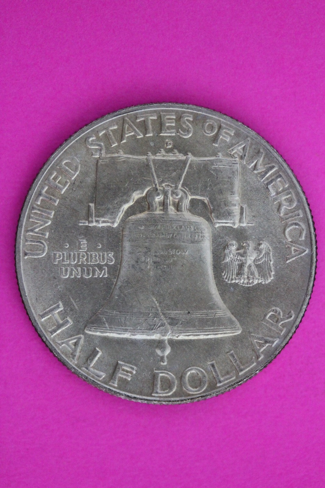 1949 D Ben Franklin Silver Half Dollar FBL Exact Coin Shown Authentic N480