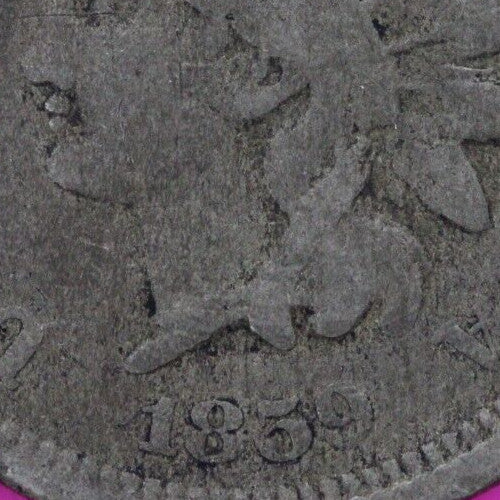 1859 Copper Nickel Indian Head Cent Penny Exact Early Type Coin Pictured 91