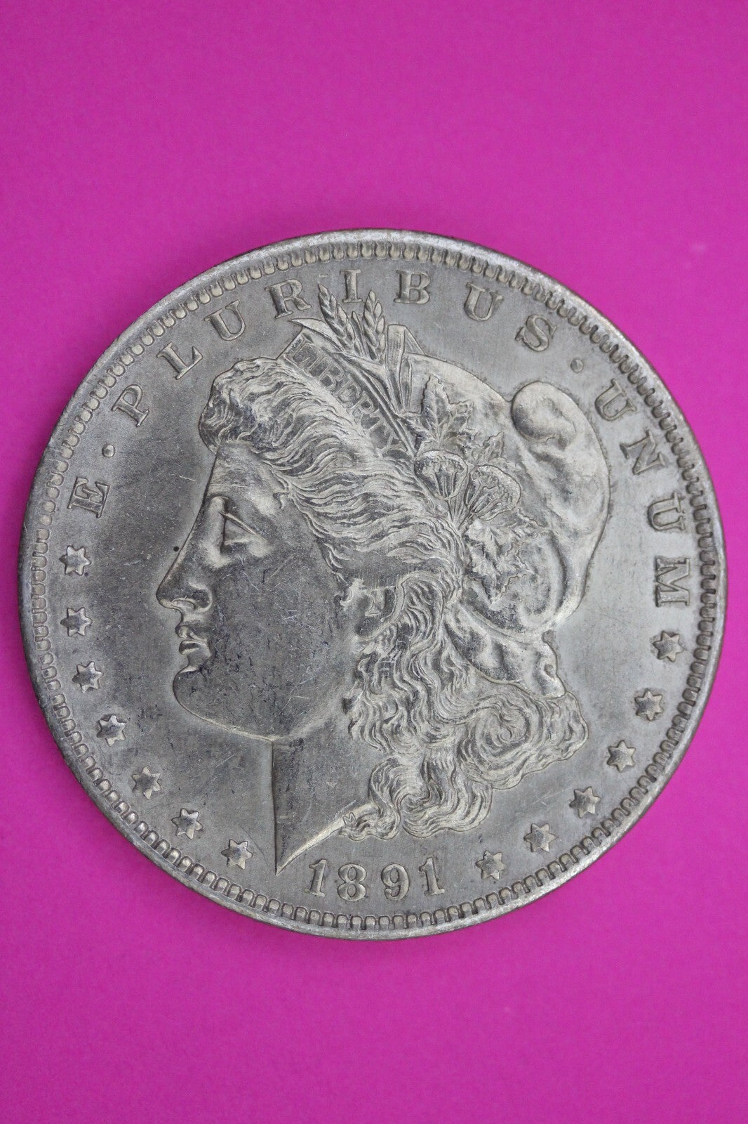 High Grade 1891 O Morgan Liberty Silver Dollar New Orleans Semi Key Coin 222