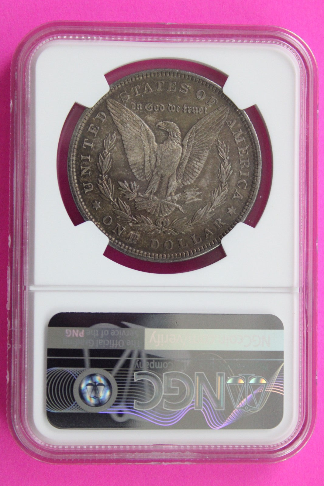 1896 P MS 63 Liberty Morgan Silver Dollar NGC Certified Graded Authentic 834