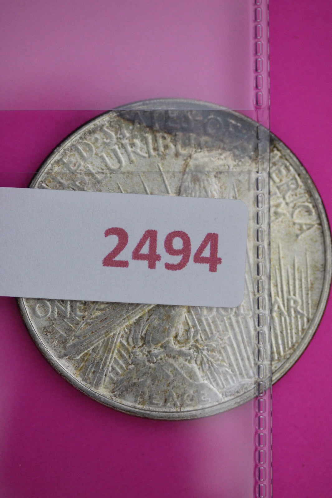 High Grade 1923 D Peace Silver Dollar LIberty Coin Authentic & Genuine 2494