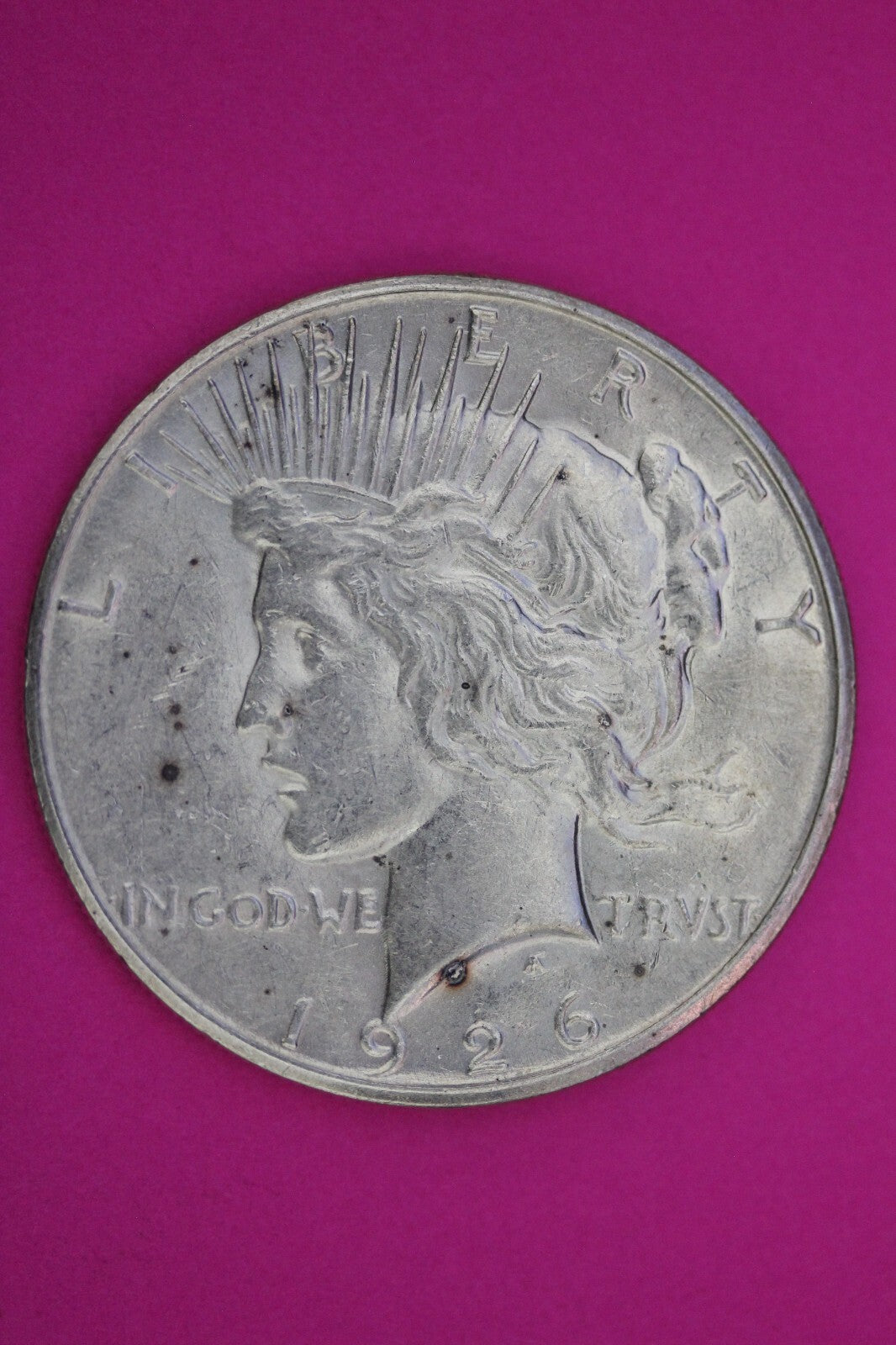 1926 S Liberty Peace Silver Dollar Scarce Semi Key Date San Francisco Coin 62