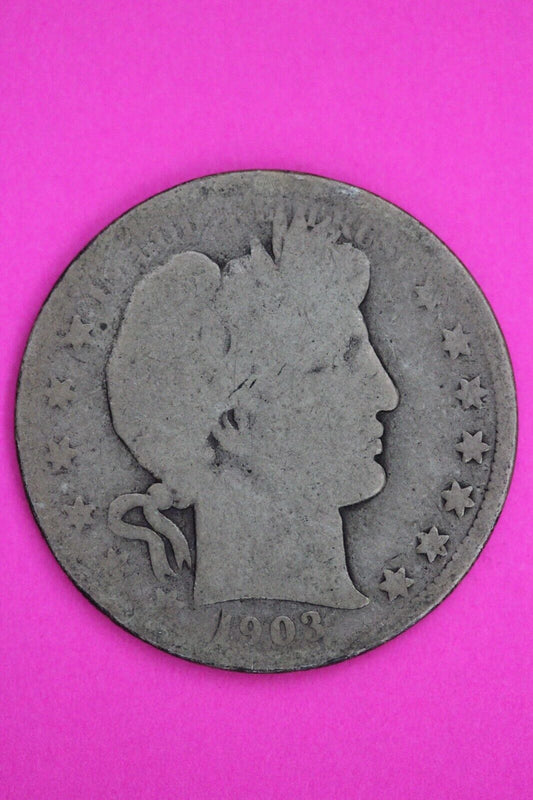 1903 P Barber Liberty Half Dollar Silver Coin You Get The Coin In Pics TOM 13