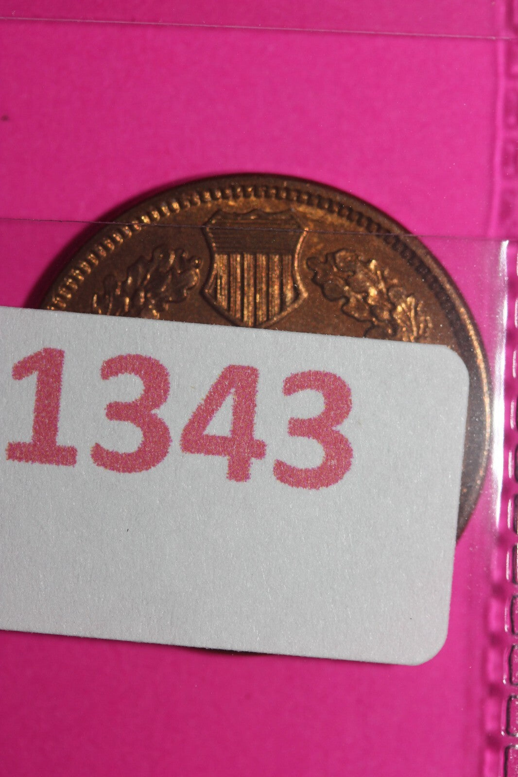 High Grade 1875 Red Indian Head Cent Penny Guaranteed Authentic & Genuine 1343