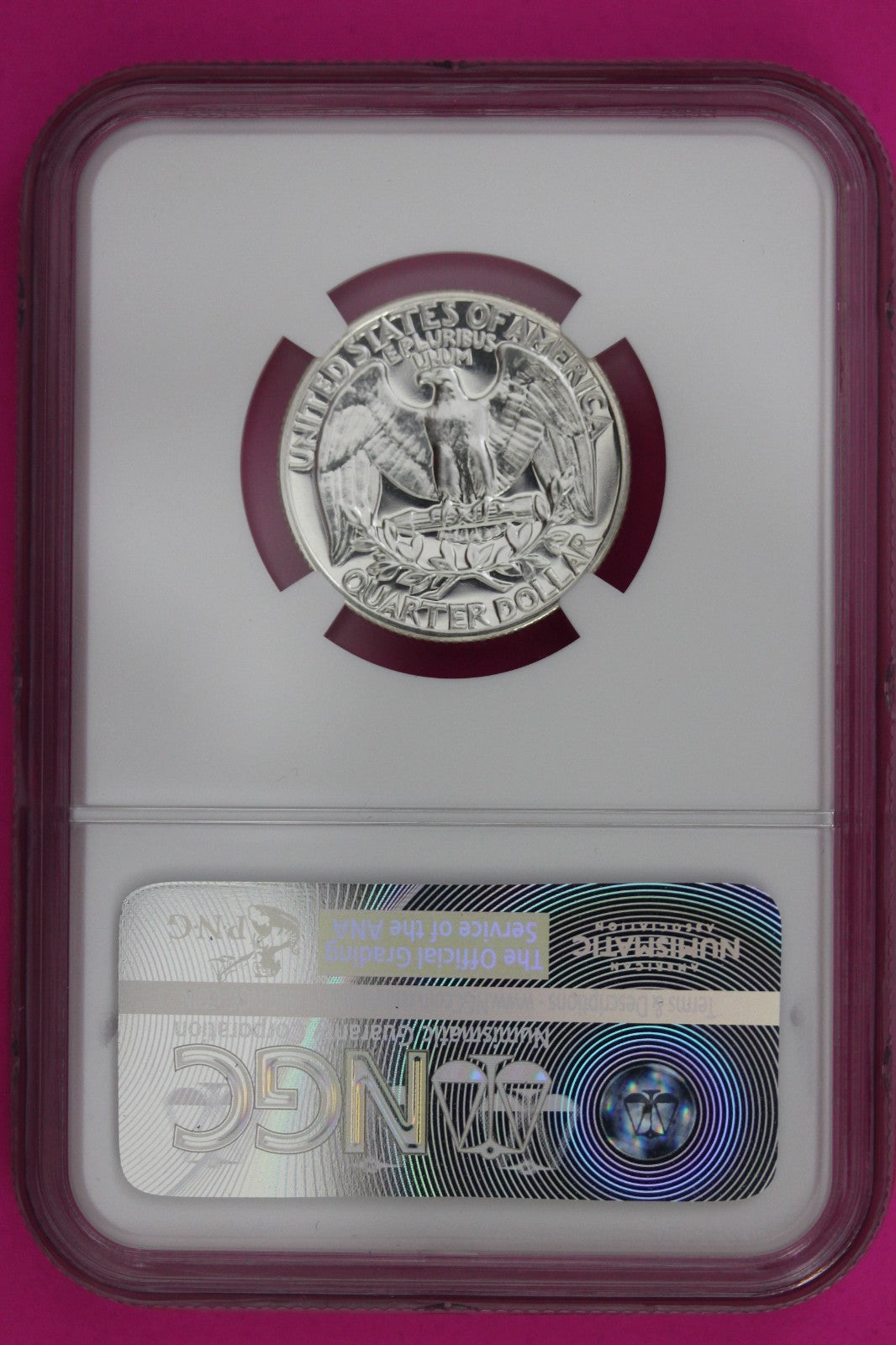 1963 PF 68 Proof Washington Silver Quarter NGC Certified Graded Authentic 1356