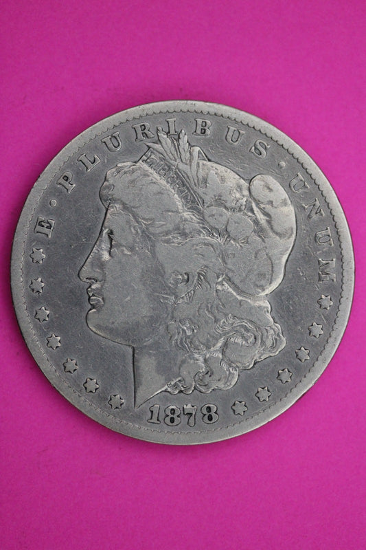 1878 CC Morgan Silver Dollar Coin Guaranteed Authentic American Seller 2284