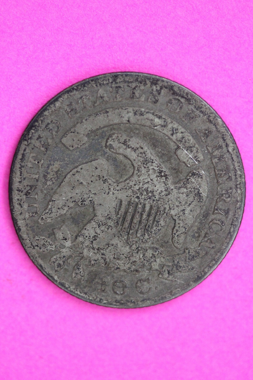 1830 Capped Bust Silver Dime Guaranteed Authentic & Genuine Very Rare Coin 0724N