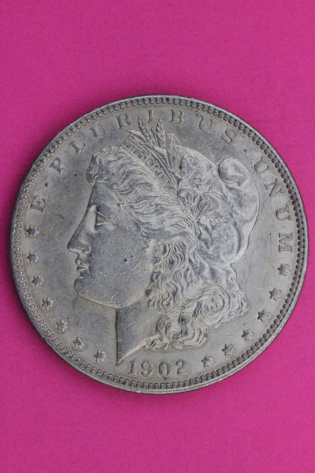 High Grade 1902 P Morgan Lady Liberty Rare Date Silver Dollar Authentic 0341N