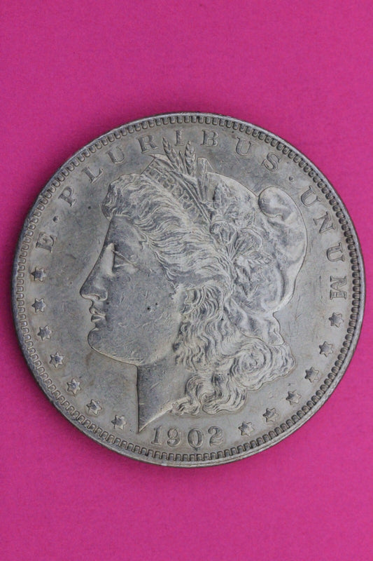 High Grade 1902 P Morgan Lady Liberty Rare Date Silver Dollar Authentic 0341N